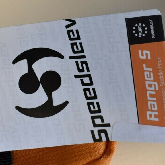 Speedsleev Bicycle Seat Saddle Bag Pack Ranger S Waterproof Retail $35 Orange - Picture 6 of 7